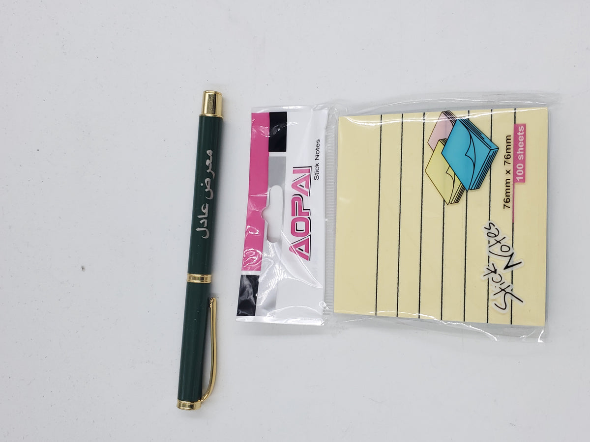 ورق ملاحظات مخطط